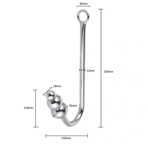 Beaded and Anal 5334 with Collar Elegant Hook Cuffs 0303